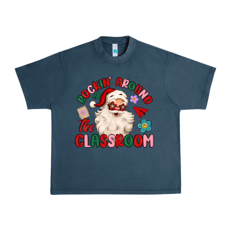 Rockin Around The Classroom Urban Heavy Tee by MaliasSmallBusiness | Teevron