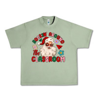 Oil Green rockin around the classroom Urban Heavy Tee - MaliasSmallBusiness
