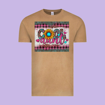 Cool Aunt Vintage Tee Designed By Jahusdesignshop