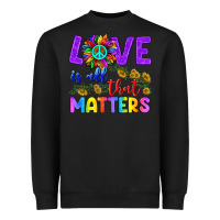 Black Love İs All That Matters Heavyweight Sweatshirt - BundleAndBundleShop