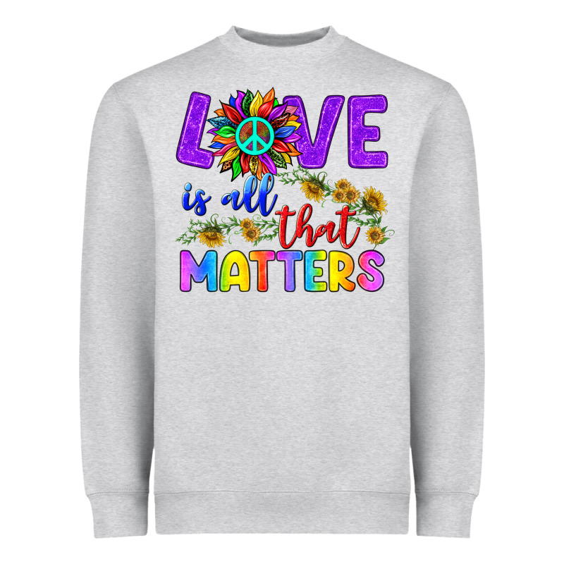 Love İs All That Matters Heavyweight Sweatshirt by BundleAndBundleShop | Teevron