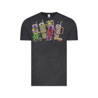 Vintage Black mardi gras coffee Vintage Tee - MaliasSmallBusiness