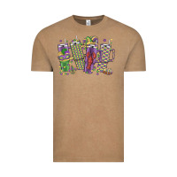 Vintage Coffee mardi gras coffee Vintage Tee - MaliasSmallBusiness