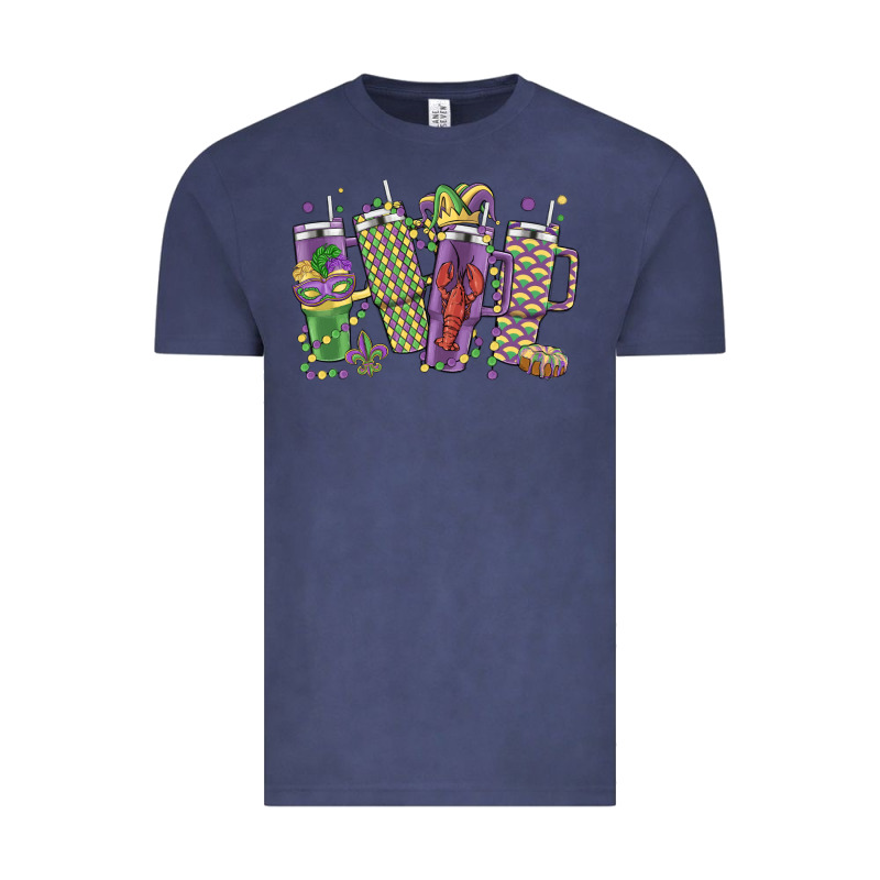 Mardi Gras Coffee Vintage Tee by MaliasSmallBusiness | Teevron