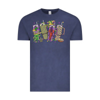 Vintage Denim mardi gras coffee Vintage Tee - MaliasSmallBusiness