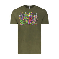 Vintage Olive mardi gras coffee Vintage Tee - MaliasSmallBusiness