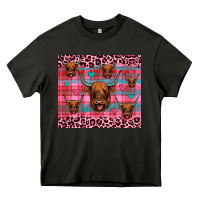 Asphalt highland cow valentines Heavy Core Tee - JahusDesignShop