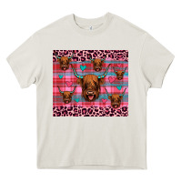 Cream highland cow valentines Heavy Core Tee - JahusDesignShop