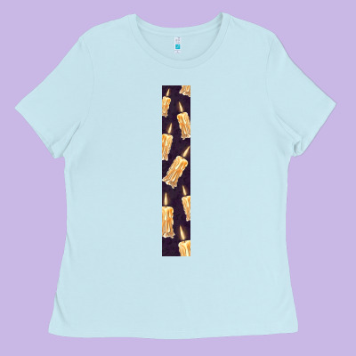 Halloween Key Fob Ladies Tee Designed By Bundleandbundleshop