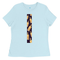 Baby Blue Halloween Key Fob Ladies Tee - BundleAndBundleShop