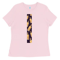 Bubblegum Pink Halloween Key Fob Ladies Tee - BundleAndBundleShop