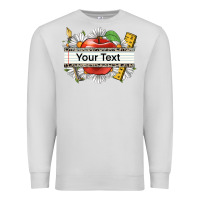 Dove Grey floral teacher custom name Premium Sweatshirt - CowGirlArtShop