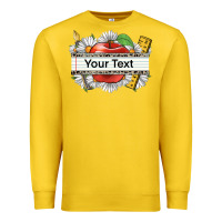 Lemon floral teacher custom name Premium Sweatshirt - CowGirlArtShop
