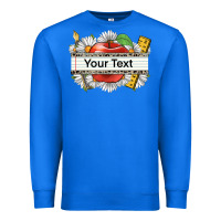 True Royal floral teacher custom name Premium Sweatshirt - CowGirlArtShop