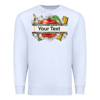 White floral teacher custom name Premium Sweatshirt - CowGirlArtShop