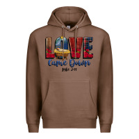 Chestnut love came down luke 2 11 Premium Hoodie - CowGirlArtShop