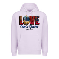 Lilac love came down luke 2 11 Premium Hoodie - CowGirlArtShop