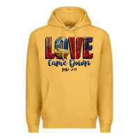 Mustard love came down luke 2 11 Premium Hoodie - CowGirlArtShop