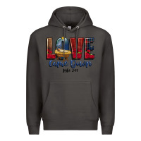 Smoke love came down luke 2 11 Premium Hoodie - CowGirlArtShop