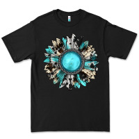 Black western sunflower gemstone Premium Tee - JahusDesignShop