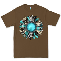 Cacao western sunflower gemstone Premium Tee - JahusDesignShop
