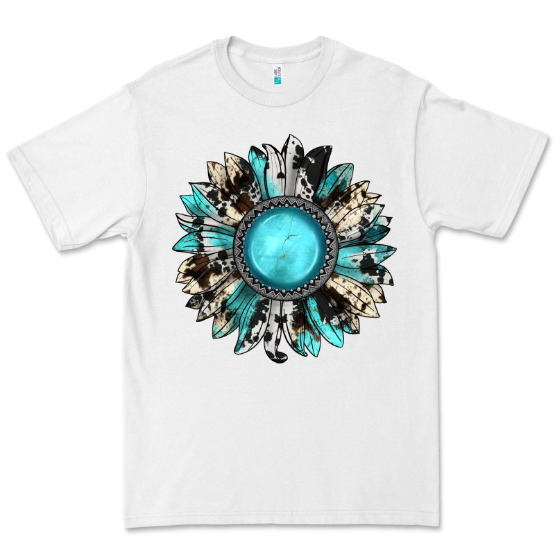 Western Sunflower Gemstone Premium Tee by JahusDesignShop | Teevron