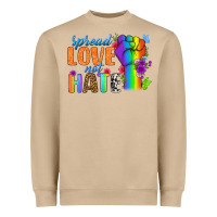 Spread Love Not Hate Heavyweight Sweatshirt | Teevron