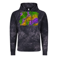 Cloud Black mardi gras leopard gemstone background Vintage Hoodie - RanaPortraitStore