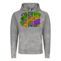 Cloud Rock mardi gras leopard gemstone background Vintage Hoodie - RanaPortraitStore