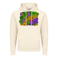 Vintage Artic mardi gras leopard gemstone background Vintage Hoodie - RanaPortraitStore