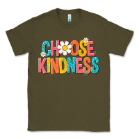 Army Green choose kindness Classic Tee - NancyCooperArtShop
