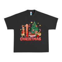 Pigment Black red christmas bunny 1st christmas Urban Heavy Tee - MaliasSmallBusiness