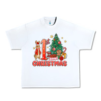 White red christmas bunny 1st christmas Urban Heavy Tee - MaliasSmallBusiness