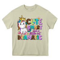 Mossy cute smart and a little bit dramatic unicorn Heavy Core Tee - AdoDesignShop