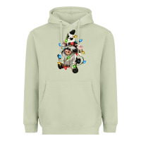 Matcha christmas cow gnome Heavyweight Hoodie - CowGirlArtShop
