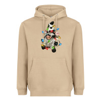 Mushroom christmas cow gnome Heavyweight Hoodie - CowGirlArtShop