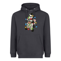 Smoke christmas cow gnome Heavyweight Hoodie - CowGirlArtShop