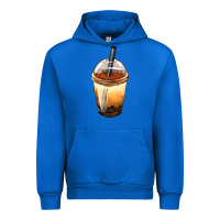 Cobalt Bobba cup Urban Hoodie - FaDigitalArtStudio