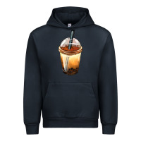 Navy Bobba cup Urban Hoodie - FaDigitalArtStudio