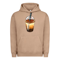 Pigment Burro Bobba cup Urban Hoodie - FaDigitalArtStudio