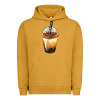 Pigment Peanut Butter Bobba cup Urban Hoodie - FaDigitalArtStudio