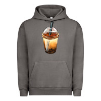Pigment Tornado Bobba cup Urban Hoodie - FaDigitalArtStudio
