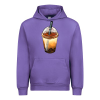 Tulip Bobba cup Urban Hoodie - FaDigitalArtStudio