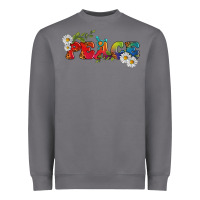 Storm Lgbtq Peace With Daisy Heavyweight Sweatshirt - BundleAndBundleShop