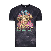 Cloud Black Easter Day Cow Vintage Tee - NancyCooperArtShop