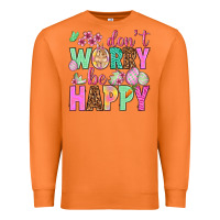 Carrot Don't worry be happy Easter Day Premium Sweatshirt - HowdyJamesFarm