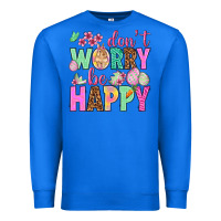 True Royal Don't worry be happy Easter Day Premium Sweatshirt - HowdyJamesFarm