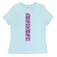 Baby Blue Halloween Key Fob Ladies Tee - BundleAndBundleShop