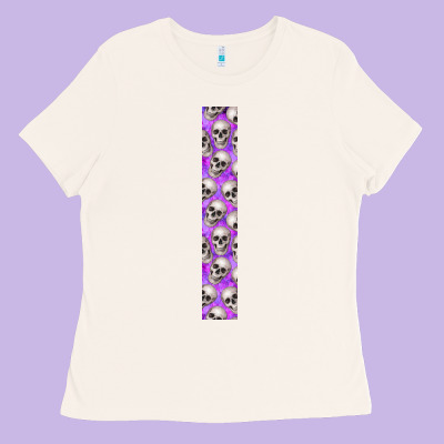 Halloween Key Fob Ladies Tee Designed By Bundleandbundleshop