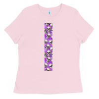 Bubblegum Pink Halloween Key Fob Ladies Tee - BundleAndBundleShop